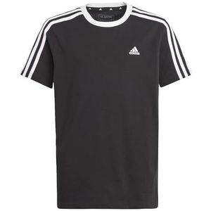 Adidas Essentials 3-Stripes Cotton Losse Fit Boyfriend T-shirt voor dames junior