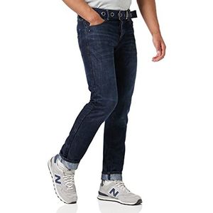 Enzo Ez384 Straight Jeans voor heren, blauw (Dark Stonewash Dsw)