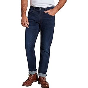 JP 1880 Heren grote maten L-8XL Straight Fit Jeans met FLEXNAMIC®-afwerking - tot maat 74/38 796679, donkerblauw denim, 56 W, Donkerblauwe denim