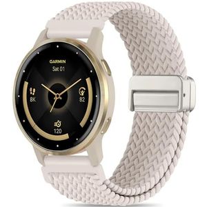 Wizvv Compatibel met Garmin Venu 3S/Venu 2S/Vivoactive 4S/Vivomove 3S/Forerunner 265S, 18 mm reservehorlogeband voor Forerunner 255S/255s Music voor dames en heren