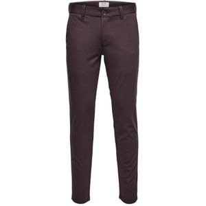 Only & Sons Chinobroek voor heren, Bruin