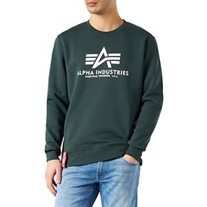 ALPHA INDUSTRIES Mens 178302610-navy-groen-2 XL sweatshirt standaard, meerkleurig, Meerkleurig