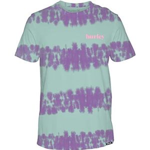 Hurley Evd WSH+ Tie Dye Ss T-shirt voor heren, blauwgroen getint