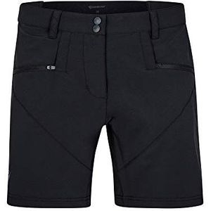 Ziener Nugla Hybrid damesshorts, zwart.