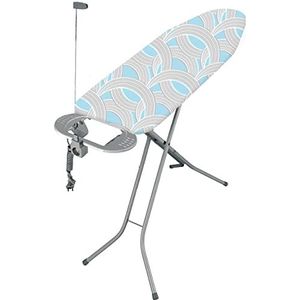 Strijkplank 205 met plank, strijkplank en gepoedercoat metaal, 145 x 59-95 x 38 cm, antenne in de kabel