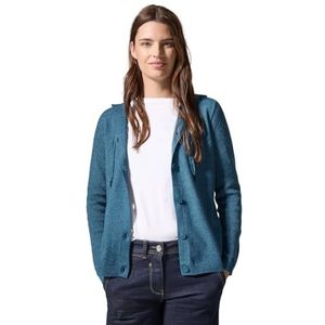 CECIL Cardigan à capuche, Aqua Melange., XL