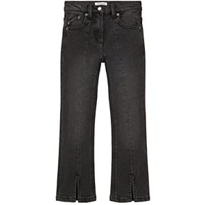 TOM TAILOR Jeans voor meisjes, 10250 - denim in used-zwart, 122, 10250 - Destroyed Black Denim