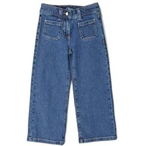 s.Oliver Junior, Wide Leg Jeans, Large, Blue Denim, 104 Meisjes, Blue Denim, 104, Blauwe Denim