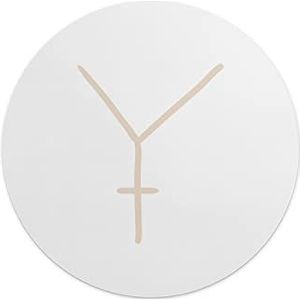 Questo Casa, Ronde muismat met antislip onderkant voor kantoor en thuis, diameter 22 cm