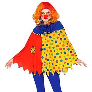 Widmann - Clown kostuum, poncho, carnaval, themafeest