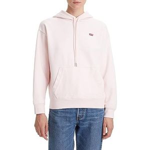 Levi's Standard Sweatshirt Hoodie voor dames, Dutch Pink, S, Dutch Pink
