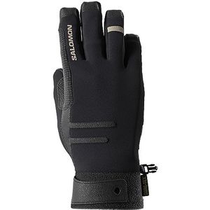 SALOMON MTN Gore-Tex handschoenen met inklapbare wanten, tegen weersinvloeden, nauwkeurige pasvorm, perfect voor skiën, zwart, XL