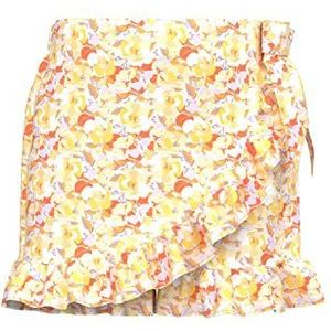 NAME IT KIDS Skort NKFVINAYA van Gerecycled Polyester Lichtgeel/Oranje