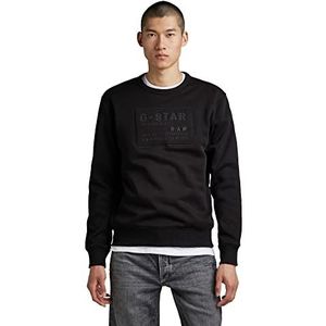 G-STAR RAW Sweatshirt Originals trui voor heren, Zwart (Dk Black D22750-A971-6484)