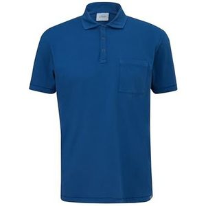 s.Oliver 2143936 Poloshirt voor heren met borstzak, 5620