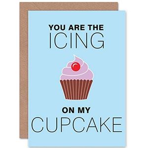 Wee Blue Coo Valentijnsdagkaart, romantie, taartdecoratie, cupcake-cadeau