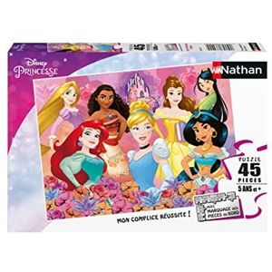 Puzzles Nathan - Puzzel 45 stukjes - Disney-prinsessen voor kinderen, 4005556861774