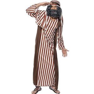 Smiffys herenkostuum bruin met jurk en hoofddeksel