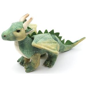 Uni-Toys - Groene draak - 26 cm (lengte) - Ghost pluche knuffel