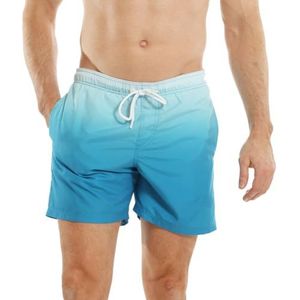 Ript Essentials Zwemshort voor heren, sneldrogend, perzikhuid-effect, uv-bescherming 50, met net, blauw, XL