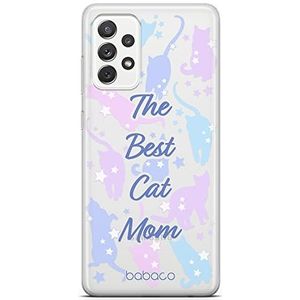 ERT GROUP beschermhoes voor Samsung A33 5G - Babaco Cats 017 - perfect aangepast aan de vorm van de mobiele telefoon - gedeeltelijk transparant