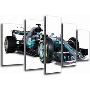 Cuadros Cámara Fotoposter Mercedes Formula 1, Hamilton, laarzen 2017, totale afmetingen: 165 x 62 cm XXL
