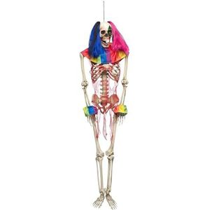 Boland 73111 - Décoration d'horreur à suspendre - Cirque - Squelette - 160 cm - Décoration de fête pour fête à thème et Halloween
