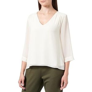 s.Oliver BLACK LABEL Blouse met 3/4 mouwen voor dames, Wit