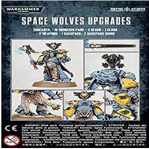 Games Workshop Warhammer 40k - Space Wolves Primaris Upgrades 99070101067 zwart