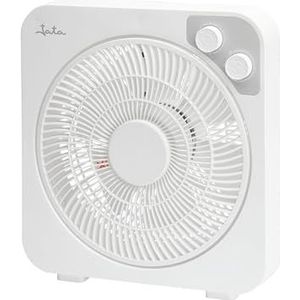 JATA JVVS3016 Vloerventilator met 3 ventilatieniveaus en timer, luchtstroom 1017 m³/h, 6 bladen met draaggreep, 45 W, slechts 58 dB, automatische uitschakeling