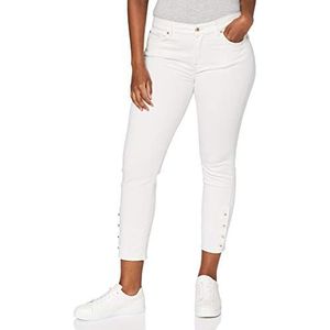 7 For All Mankind Roxanne Ankle Jeans, Blanc cassé, W25 Femme