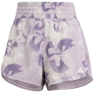 adidas Pacer Essentials Aop Korte shorts met strik, bloemenpatroon, maat L