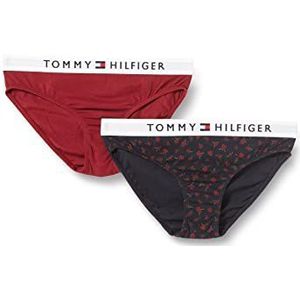 Tommy Hilfiger badpak voor meisjes, Aop roze/rood