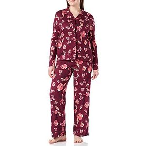 Schiesser Dames pyjama lang Pijama set, Rose-983