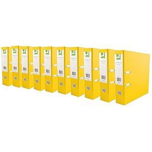 Q-Connect KF20023 ordner A4, polypropyleen, geel (10 stuks)