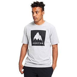 Burton Classic Mountain High T-shirt voor heren, grijs gemêleerd