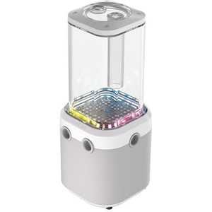 CORSAIR iCUE LINK XD6 RGB ELITE Pump/Reservoir - FlowDrive Max pomp, geïntegreerde temperatuursensor, 22 adresseerbare RGB-leds, tank 440 ml van transparant nylon - wit