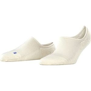 FALKE Dames Keep Warm onzichtbare sokken ademend klimaatregulerend geurremmende wol voetbeschermers hoge hals warm ideaal met sneakers 1 paar, Wit (Off-White 2040)