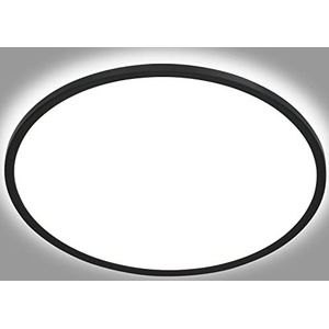 Briloner Leuchten LED-paneel met achtergrondverlichting 18 W, 2400 lm, 4000 K, diameter 29,3 cm, wit / zwart 7155-415