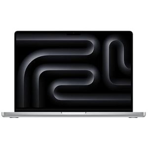 Apple MacBook Pro (2023) laptop met M3-chip met 8-core CPU en 10-core GPU; 14,2-inch Liquid Retina XDR-display, 8 GB centraal geheugen, 512 GB SSD-opslag - Zilver, FR toetsenbord