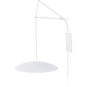 Faro Barcelona 24502 – Slim LED-wandlamp, uittrekbaar, wit