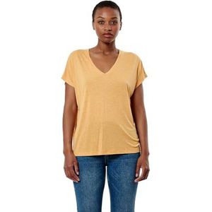 Kaporal Lady T-shirt voor dames (1 stuk), Geel Maar