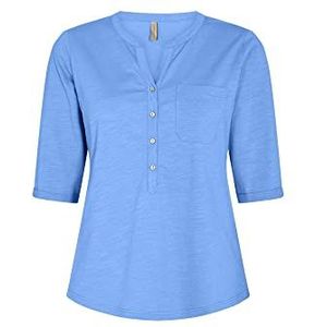 SOYACONCEPT T-shirt pour femme, bleu, S