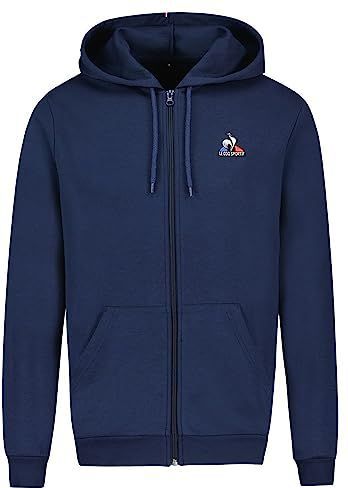 Le Coq Sportif Ess Fz Hoody No.4 M Dress Blues Sweatjack, uniseks, Jurk Blues