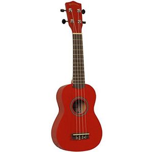 Makwao UK-10 sopraan ukelele, 21 inch, rood