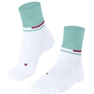 FALKE RU Chaussettes de course pour femme Compression Stabilizing W SO Lyocell Matériau fonctionnel avec compression 1 paire Blanc (White 2001) 35-36