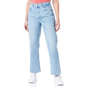 HUGO Gimberly damesjeans blauw regular fit denim stretch comfortabel Bright Blue435 29W/32L, bright blue435