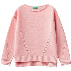 United Colors of Benetton Shirt G/C M/L 124yc103y Sweatshirt voor meisjes (1 stuk), Roze 03Z