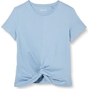 MUSTANG Alexia C Knot Dames T-Shirt Faded Denim 5124, XL, Faded Denim 5124