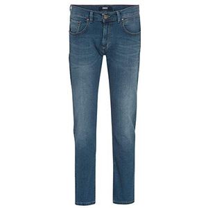 Pioneer River Straight Jeans voor heren, blauw (Stone used with Buffies 346)
